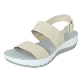 Clarks Gold Casual Sandals