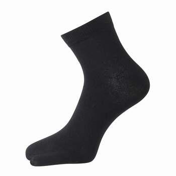Metro Black Mens Socks Half Length