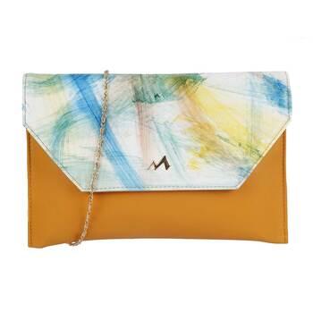 Metro Yellow Hand Bags Clutches