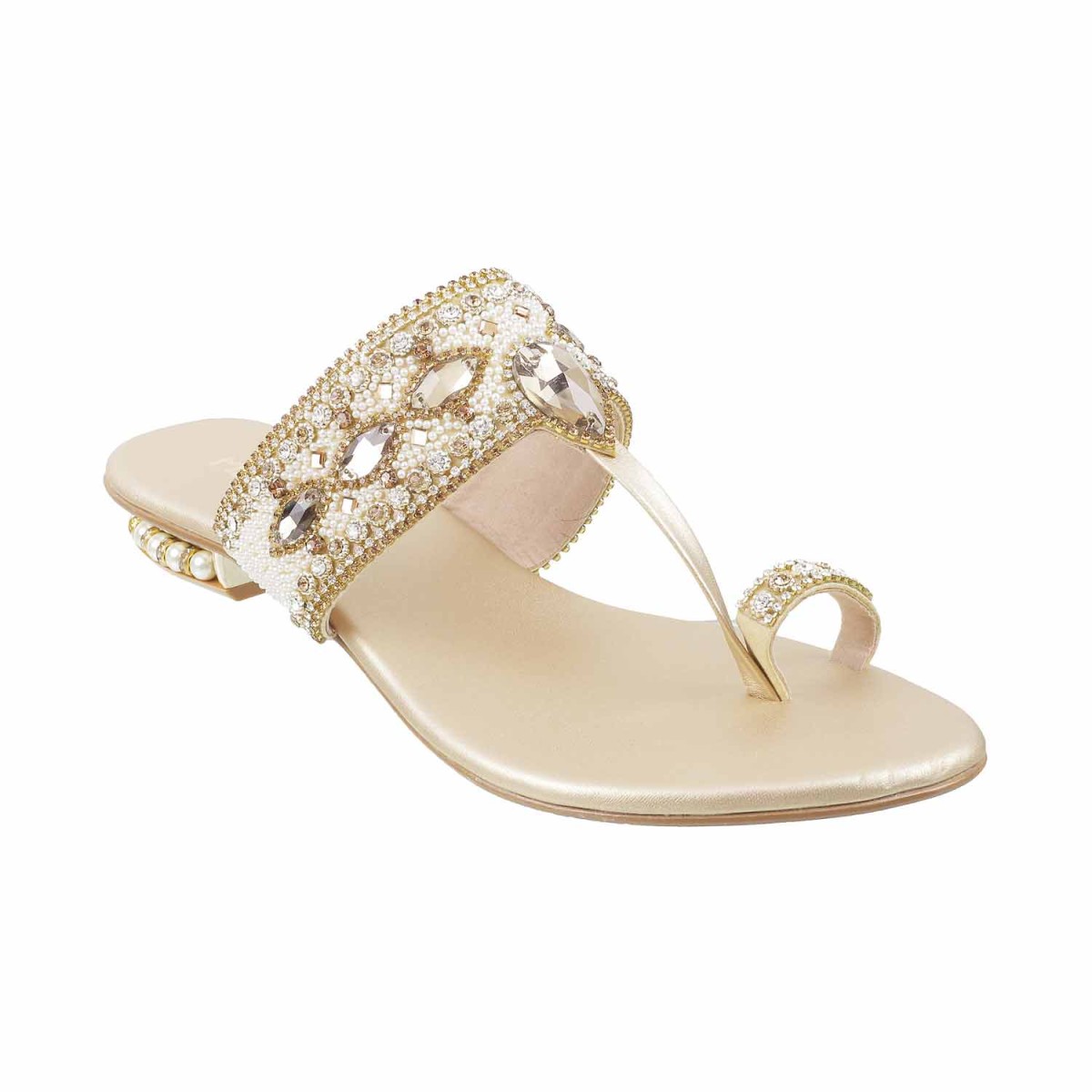 Buy Metro Gold Wedding Slip Ons Online 