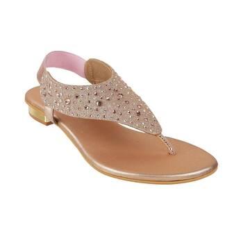 Metro Rose-Gold Party Sandals