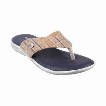 Mochi Navy-Blue Casual Slippers