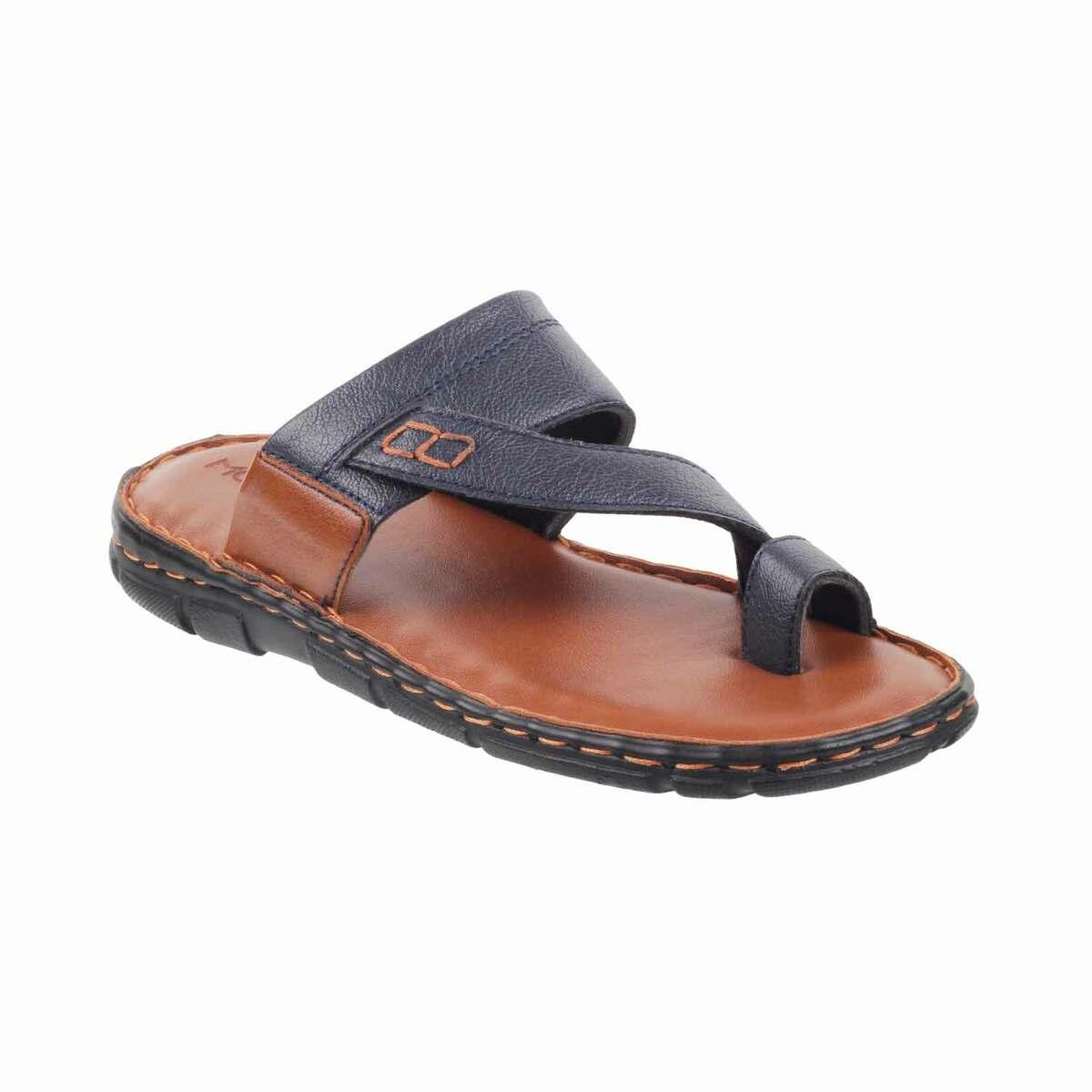 Buy Mochi Navy-Blue Casual Slip Ons 