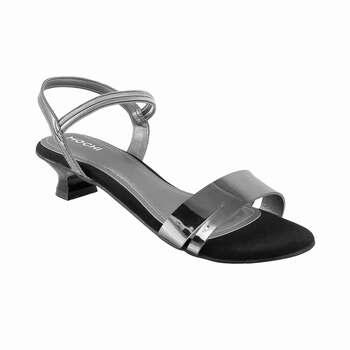 Mochi Gun-Metal Formal Sandals