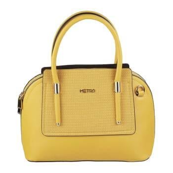 Metro Yellow Womens Bags Satchel Bags