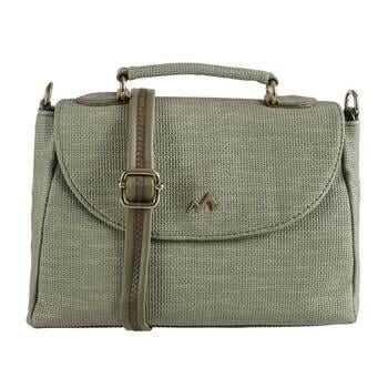 Metro Green Hand Bags Flap Over Sling